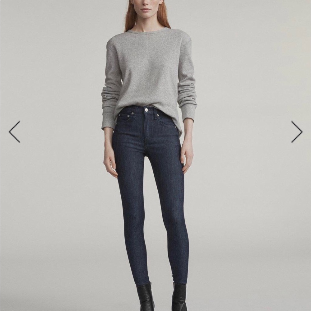 Rag&bone High Rise Skinny jeans.